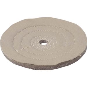トラスコ TRUSCO トラスコ 茶カツ仕上げバフ 外径Φ125×穴径12.7mm 5個入 1箱 TTB-125-4