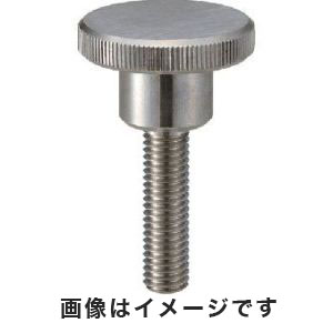 トラスコ TRUSCO トラスコ ローレットノブ 段付 オネジ・ステンレス製 外径30×ネジM8 TKKBT-M8X20S