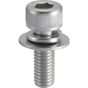 トラスコ TRUSCO トラスコ 六角穴付組込ボルト ステンレスP-3 サイズM4×20 15本入 1PK B078-0420