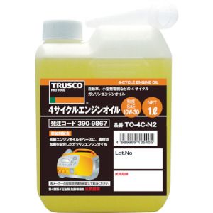 トラスコ TRUSCO トラスコ TO-4C-N2 4サイクルエンジンオイル1L 粘度10W-30 TRUSCO