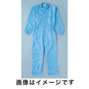 トラスコ TRUSCO トラスコ TCOG-B-LL 制電糸グリッド仕様フード無つなぎ服 ブルー LL TRUSCO
