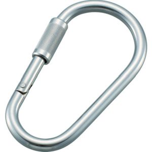 トラスコ TRUSCO トラスコ TKBJ-12B ステンレス カラビナジャンボ 環付 12mm TRUSCO