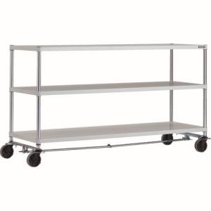 トラスコ TRUSCO トラスコ PER-3663-U125-B4-W フェニックスラック 1800X600 3段 U車輪4輪S付 W色 抗菌粉体塗装 メーカー直送 代引不可 北海道 沖縄 離島不可