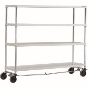 トラスコ TRUSCO トラスコ PER-4544-U125-B4-W フェニックスラック 1500X450 4段 U車輪4輪S付 W色 抗菌粉体塗装 メーカー直送 代引不可 北海道 沖縄 離島不可