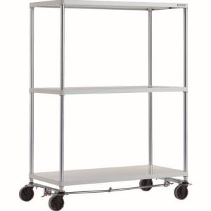 トラスコ TRUSCO トラスコ PER-5463-U125-B4-W フェニックスラック 1200X600 3段 U車輪4輪S付 W色 抗菌粉体塗装 メーカー直送 代引不可 北海道 沖縄 離島不可