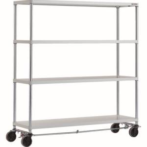 トラスコ TRUSCO トラスコ PER-5544-U125-B4-W フェニックスラック 1500X450 4段 U車輪4輪S付 W色 抗菌粉体塗装 メーカー直送 代引不可 北海道 沖縄 離島不可