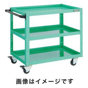 トラスコ中山 TRUSCO イーグルワゴン 750X500 4輪自在 YG色 EGW-672J-YG メーカー直送 代引不可