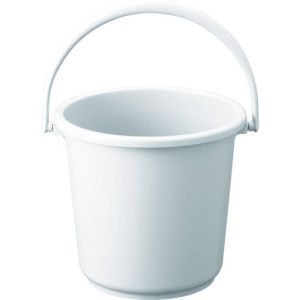 トラスコ TRUSCO トラスコ TPPB-10-W PPカラーバケツ 10L 白 TRUSCO
