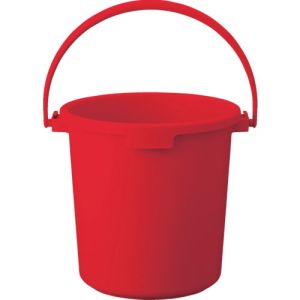 トラスコ TRUSCO トラスコ PPカラーバケツ 22L 赤 TPPB-22-R