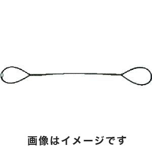 トラスコ TRUSCO トラスコ 玉掛けワイヤーロープ 段落し 16mm×6m TWD-16S6