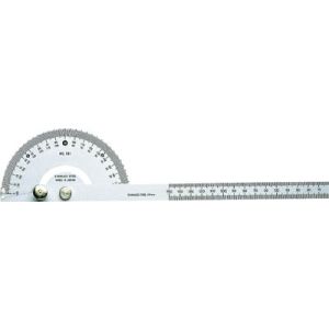 トラスコ TRUSCO トラスコ プロトラクター シルバー仕上げ 竿全長304mm 1個 TP-101