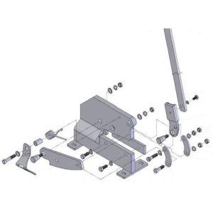 トラスコ TRUSCO トラスコ P-3用ハンドルレバー19 P3019