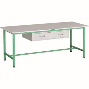 トラスコ TRUSCO トラスコ RAE-1800FL2 YG RAE型作業台 1800X750XH740 2列引出し付 YG色 TRUSCO メーカー直送 代引不可 北海道 沖縄 離島不可