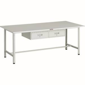 トラスコ TRUSCO トラスコ RAE-1809FL2 W RAE型作業台 1800X900XH740 2列引出し付 W色 TRUSCO メーカー直送 代引不可 北海道 沖縄 離島不可