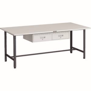 トラスコ TRUSCO トラスコ SAE-1809FL2 DG SAE型作業台 1800X900XH740 2列引出し付 DG色 TRUSCO メーカー直送 代引不可 北海道 沖縄 離島不可