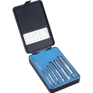 トラスコ TRUSCO トラスコ EXS-1830S エキストラクターセット ラセン型 7本組 樹脂ケース入 1S TRUSCO