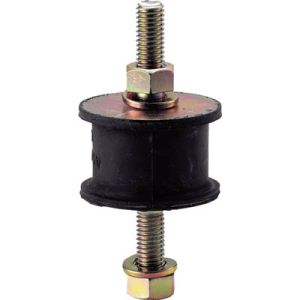 トラスコ TRUSCO トラスコ 丸形防振ゴム 両ボルトタイプ 最大荷重835N 1個 TA507