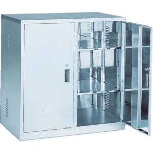 トラスコ中山 TRUSCO 耐震薬品庫 両開型 900×500×H900 TK-1HN メーカー直送 代引不可