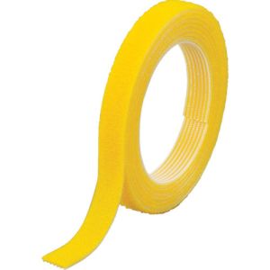 トラスコ TRUSCO トラスコ MKT-20100-Y マジックバンド 結束テープ両面 幅20mm×長さ10m黄 TRUSCO