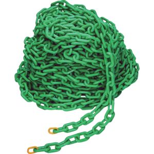 トラスコ TRUSCO トラスコ プラチェーン 6MM×30M グリーン TPC-6GN
