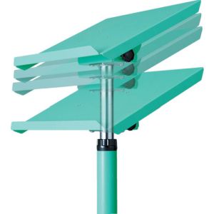 トラスコ中山 TRUSCO ワークサポートスタンド ロック機構付昇降型 キャスター付 YG色 WS-2C-YG メーカー直送 代引不可 北海道沖縄離島不可