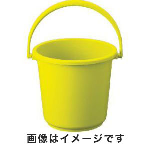 トラスコ TRUSCO トラスコ PPカラーバケツ 15L 黄 TPPB-15-Y