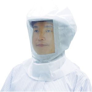 トラスコ TRUSCO トラスコ 使い捨て頭巾 ヘルメット対応型  10枚入 TDH-02