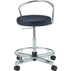 トラスコ TRUSCO トラスコ ECC-2-BK 導電作業チェア 背もたれあり 黒 TRUSCO メーカー直送 代引不可 沖縄 離島不可