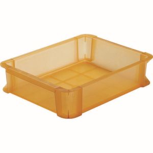 トラスコ TRUSCO トラスコ スケルトンカラーコンテナ 6L オレンジ TSK-6OR