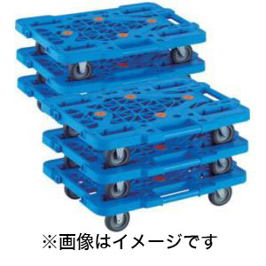 トラスコ中山 TRUSCO ルートバンメッシュタイプ 515×385 自在側S付 青 MPK-500S-B