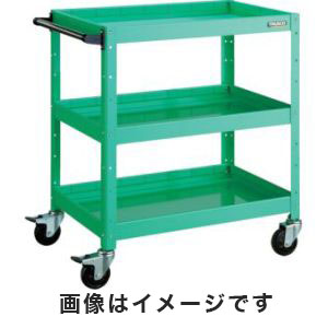 トラスコ中山 TRUSCO バーディワゴン 600X400XH880 深3段 W色 BDW-963F3-W メーカー直送 代引不可