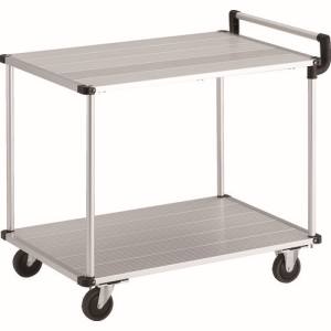 トラスコ TRUSCO トラスコ AL22-0960 アルミ台車 アルパカート 省音 2段式片袖タイプ 900×600mm TRUSCO メーカー直送 代引不可 北海道 沖縄 離島不可