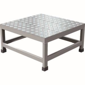 トラスコ TRUSCO トラスコ WTDBC-6630 アルミ製溶接一体構造型作業台 縞板タイプ 一段 完成品 W600×D600×H300 TRUSCO メーカー直送 代引不可 沖縄 離島不可