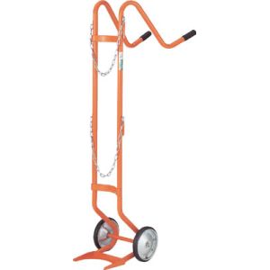 トラスコ TRUSCO トラスコ HT-63N ボンベ台車 二輪型 酸素用ボンベ一本積用 1台 TRUSCO メーカー直送 代引不可 北海道 沖縄 離島不可