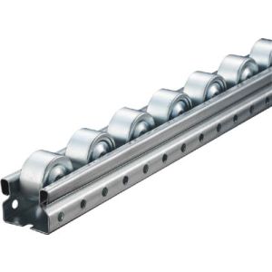 トラスコ TRUSCO トラスコ V-3620US-50-1000 流動棚用ホイールコンベヤ 鉄製Φ36 P50×L1000 1台 TRUSCO