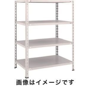 トラスコ TRUSCO トラスコ L43W-14 NG 軽量棚 中棚ボルトレス型 875×600×1200 4段 ネオグレー TRUSCO メーカー直送 代引不可