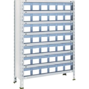 トラスコ TRUSCO トラスコ 43V-808C7 NG 軽量棚 875×300×1200 樹脂引出透明 小×42 ネオグレー TRUSCO メーカー直送 代引不可 沖縄 離島不可