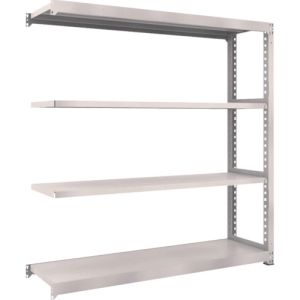 トラスコ TRUSCO トラスコ M3型中量棚 1800×471×H1800 4段 連結 ネオグレー M3-6654B NG メーカー直送 代引不可