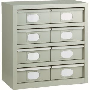 トラスコ TRUSCO トラスコ K型引出しユニット 592×609 V-2×8個 ネオグレー K-44W NG メーカー直送 代引不可