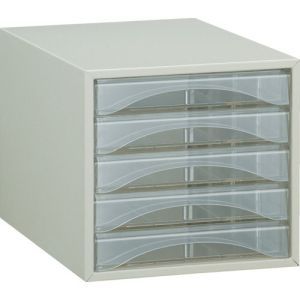 トラスコ中山 TRUSCO レターケース A4型・浅型タイプ 5段 A4-S5P メーカー直送 代引不可 北海道・沖縄・離島不可