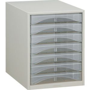 トラスコ中山 TRUSCO レターケース A4型・浅型タイプ 7段 A4-S7P メーカー直送 代引不可 北海道・沖縄・離島不可