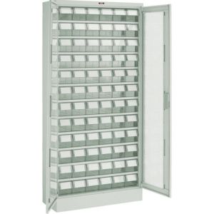 トラスコ TRUSCO トラスコ T611M-N72S TM バンラックケース M型 両開き扉 透明引出小X72個 透明 TRUSCO メーカー直送 代引不可 沖縄 離島不可