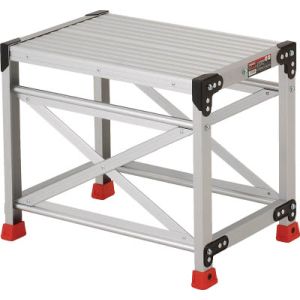 トラスコ TRUSCO トラスコ 作業用踏台 アルミ製・高強度タイプ 1段 1台 TSF-165 メーカー直送 代引不可 北海道・沖縄・離島不可