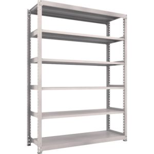 トラスコ TRUSCO トラスコ M3型中量棚 1800×571×H2400 6段 単体 ネオグレー M3-8666 NG メーカー直送 代引不可
