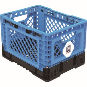 トラスコ TRUSCO トラスコ 折りたたみメッシュコンテナ25L ブルー TR-MPB25-B