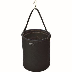 トラスコ TRUSCO トラスコ TADB-300 アタッチメント付電工バケツ Φ300×350 黒色 TRUSCO