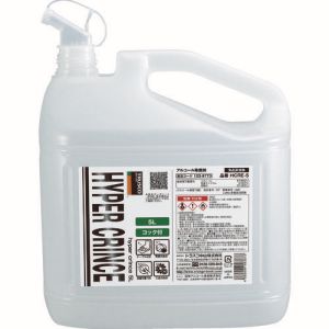 トラスコ TRUSCO トラスコ アルコール除菌剤HYPER CRINCE 5L コック付 HCRE-5