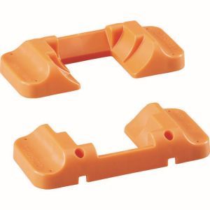 トラスコ TRUSCO トラスコ CH75100-2S 75パイ/100パイキャスター用車止め とめたろう 2個1組 TRUSCO