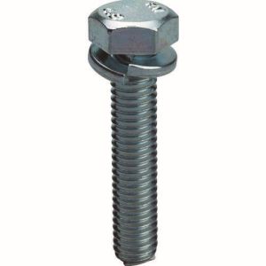 トラスコ TRUSCO トラスコ ばね座金組込六角ボルト M6×10 26本入 Y103-0610