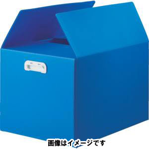 トラスコ TRUSCO トラスコ TDP-B3D-5B ダンボールプラスチックケース 5枚セット B3サイズ 取っ手穴なし ブルー メーカー直送 代引不可 北海道沖縄離島不可